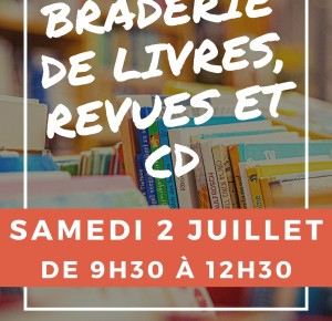 Braderie de livres, revues et CDs