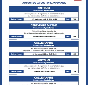 Ateliers japonais de Peko Peko