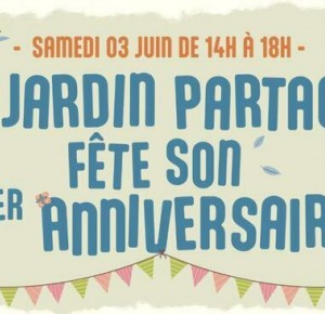 1er anniversaire du Jardin Partagé