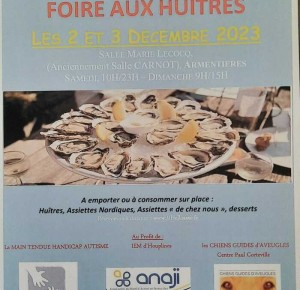 La célèbre foire aux huitres du Rotary Armentières Val de Lys