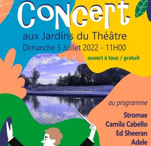 Concert aux jardins du Théâtre