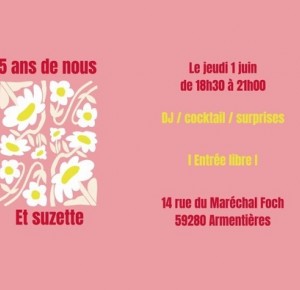 Et Suzette l'anniversaire : 5 ans déjà !