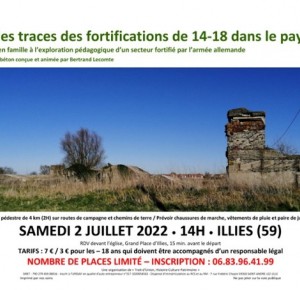 Voir les traces des fortifications de 14-18 dans le paysage