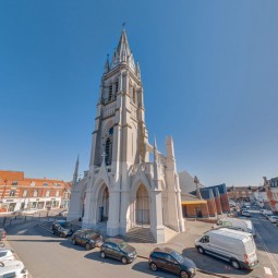 Visite virtuelle eglise catholique saint vaast a la bassee